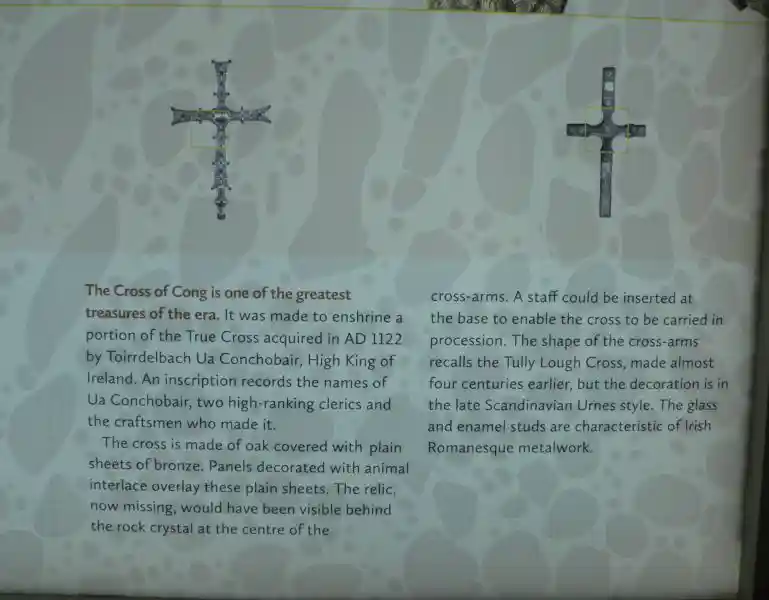 The Cross of Cong, one of the greatest treasures of the era